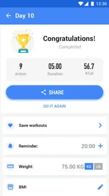 Abs Workout - 30 Day Ab Challenge android App screenshot 0