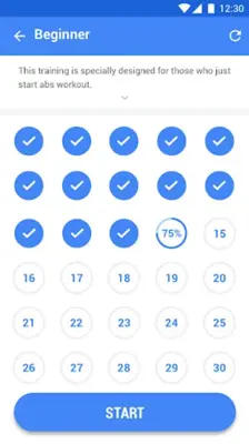 Abs Workout - 30 Day Ab Challenge android App screenshot 3